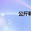 公斤和吨的换算公式（公斤）