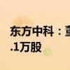 东方中科：董事长王戈等拟合计减持不超211.1万股