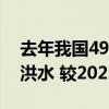 去年我国49条河流发生有实测资料以来最大洪水 较2022年多22条