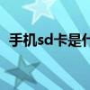 手机sd卡是什么意思啊（手机sd卡是什么）