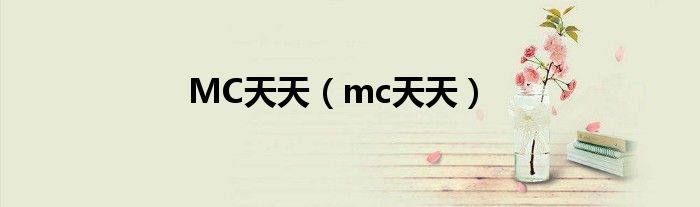 天天mv讲了什么（天天mc）