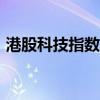 港股科技指数成份股多数上涨 商汤涨超14%