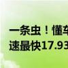 一条虫！懂车帝实测零跑C16：亏电百公里加速最快17.93秒