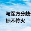 与军方分歧公开化 以总理重申未实现所有目标不停火