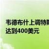 韦德布什上调特斯拉目标价至300美元 并预测牛市情境下将达到400美元