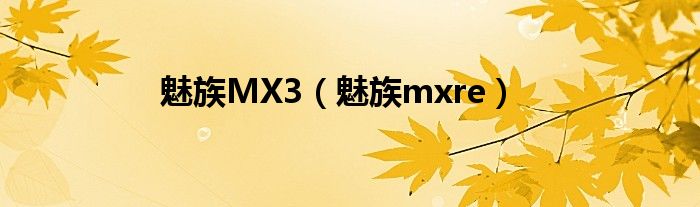 魅族MX2有哪些不足（魅族mx2mx3）