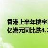 香港上半年楼宇买卖合约逾3.5万份同比升0.8% 总值2809亿港元同比跌4.2%