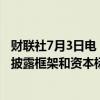 财联社7月3日电，巴塞尔委员会批准银行关于加密资产风险披露框架和资本标准。