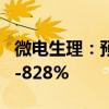 微电生理：预计上半年净利润同比增长596%-828%