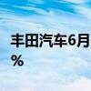 丰田汽车6月美国销量193120辆 同比下降1.2%