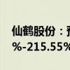 仙鹤股份：预计上半年净利同比增长198.94%-215.55%