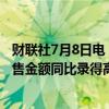 财联社7月8日电，安踏体育公告称，二季度安踏品牌产品零售金额同比录得高单位数的正增长。