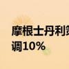 摩根士丹利策略师Wilson：美股极有可能回调10%