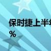 保时捷上半年全球销量155945辆同比减少7%