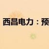 西昌电力：预计上半年净利亏损约2600万元