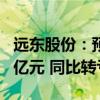 远东股份：预计上半年净亏损8000万元到1.6亿元 同比转亏