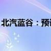 北汽蓝谷：预计上半年净亏损24亿元-27亿元