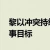 黎以冲突持续 黎真主党称袭击多个以色列军事目标