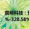 震裕科技：预计上半年净利同比增长242.86%-328.58%