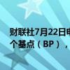 财联社7月22日电，银行间债市10年国债收益率盘初降约3个基点（BP），央行稍早调降公开市场七天期逆回购利率。