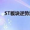 ST板块逆势活跃 *ST景峰等二十余股涨停