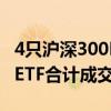 4只沪深300ETF再创290亿天量成交 9大宽基ETF合计成交额超460亿