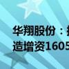 华翔股份：拟与关联方对控股子公司WHI铸造增资1605万美元