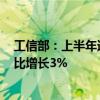 工信部：上半年通信业电信业务收入累计完成8941亿元 同比增长3%