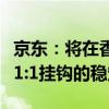 京东：将在香港发行基于公共区块链并与港元1:1挂钩的稳定币