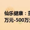 仙乐健康：董事、副总经理姚壮民拟增持300万元-500万元股份