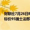 财联社7月26日电，瑞银将雀巢评级从买进下调至中性，目标价95瑞士法郎。