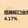 招商蛇口业绩快报：上半年净利润同比下降34.17%