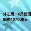 外汇局：6月我国国际收支货物和服务贸易出口3011亿美元 顺差407亿美元