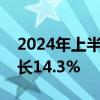 2024年上半年国内出游人次27.25亿 同比增长14.3%