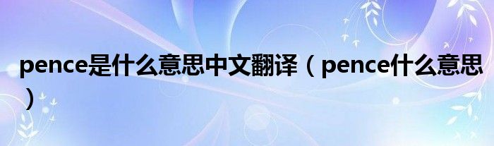 pen什么意思英文翻译（peni什么意思中文翻译）