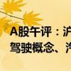 A股午评：沪指涨0.04% 超2700股上涨 智能驾驶概念、汽车股领涨