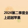 2024第二季度全球手机份额排名：前五国产占三席 小米马上超越苹果