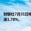 财联社7月31日电，现货钯金向上触及900美元/盎司，日内涨1.78%。