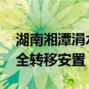 湖南湘潭涓水柳树湾段出现缺口 人员全部安全转移安置