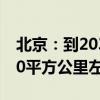 北京：到2035年 城乡建设用地规模减到2760平方公里左右