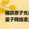 捕获原子充当晶体管 新型纳米光子电路显示量子网络潜力