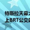 特斯拉天幕太晒 女司机全副武装防晒 结果冲上BRT公交站台