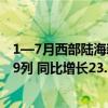 1—7月西部陆海新通道（北部湾港）铁海联运班列开行6529列 同比增长23.5%