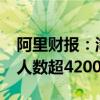 阿里财报：淘宝GMV强劲增长，88VIP会员人数超4200万