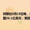 财联社8月19日电，雅诗兰黛第四财季调整后净销售额38.7亿美元，预期38.1亿美元；第四财季调整后每股收益0.64美元，预期0.26美元。