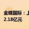 金蝶国际：上半年权益持有人应占当期亏损约2.18亿元