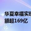 华夏幸福实现1900亿元债务重组 以股抵债金额超169亿