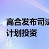 高合发布司法预重整最新进展：已有两家机构计划投资