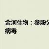 金河生物：参股公司有欧盟CE认证的检测试剂盒可检测猴痘病毒