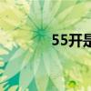 55开是不是死了（55开是谁）